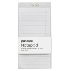 Notatblokk To-do, organiser hverdagen og prosjekter, 9×18 cm, 60 ark