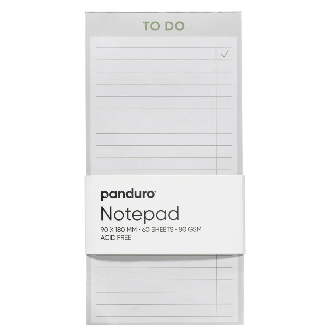 Notatblokk To-do, organiser hverdagen og prosjekter, 9×18 cm, 60 ark