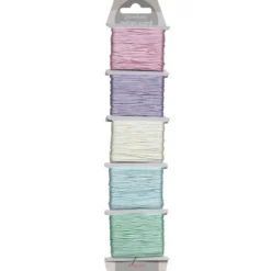 Nylontråd 5x10 m 1 mm pastell