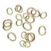 Ovale motringer miks 20-pakning gullfarge – 3×4 mm og 5×6 mm, 10 av hver