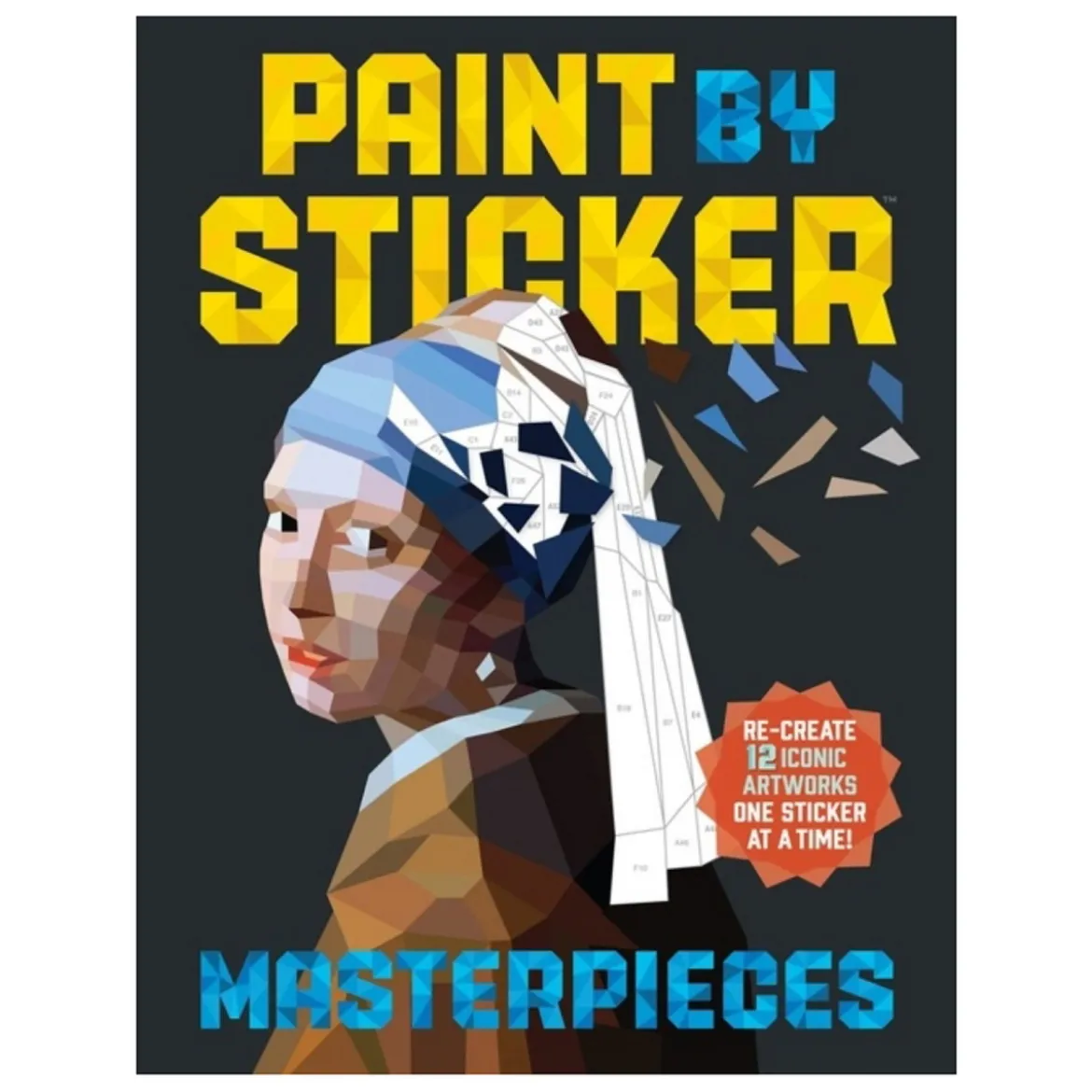 Paint by sticker masterpieces, fargelegg 12 klassiske mesterverk med klistremerker