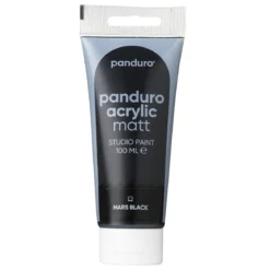 Panduro Acrylic akrylmaling, matt 100 ml – Mars black