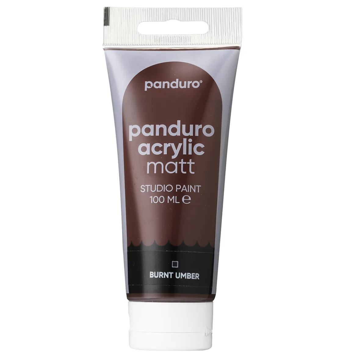 Panduro Acrylic akrylmaling, matt 100 ml – Burnt umber