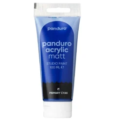 Panduro Acrylic akrylmaling, matt 100 ml – Primary cyan