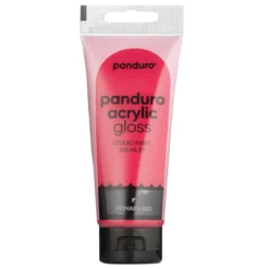 Panduro Acrylic akrylmaling, blank 100 ml – Primary red