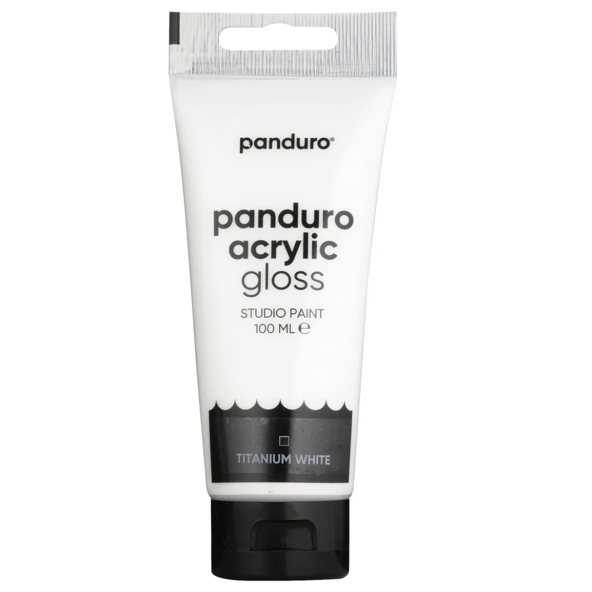 Panduro Acrylic akrylmaling, blank 100 ml – Titanium white