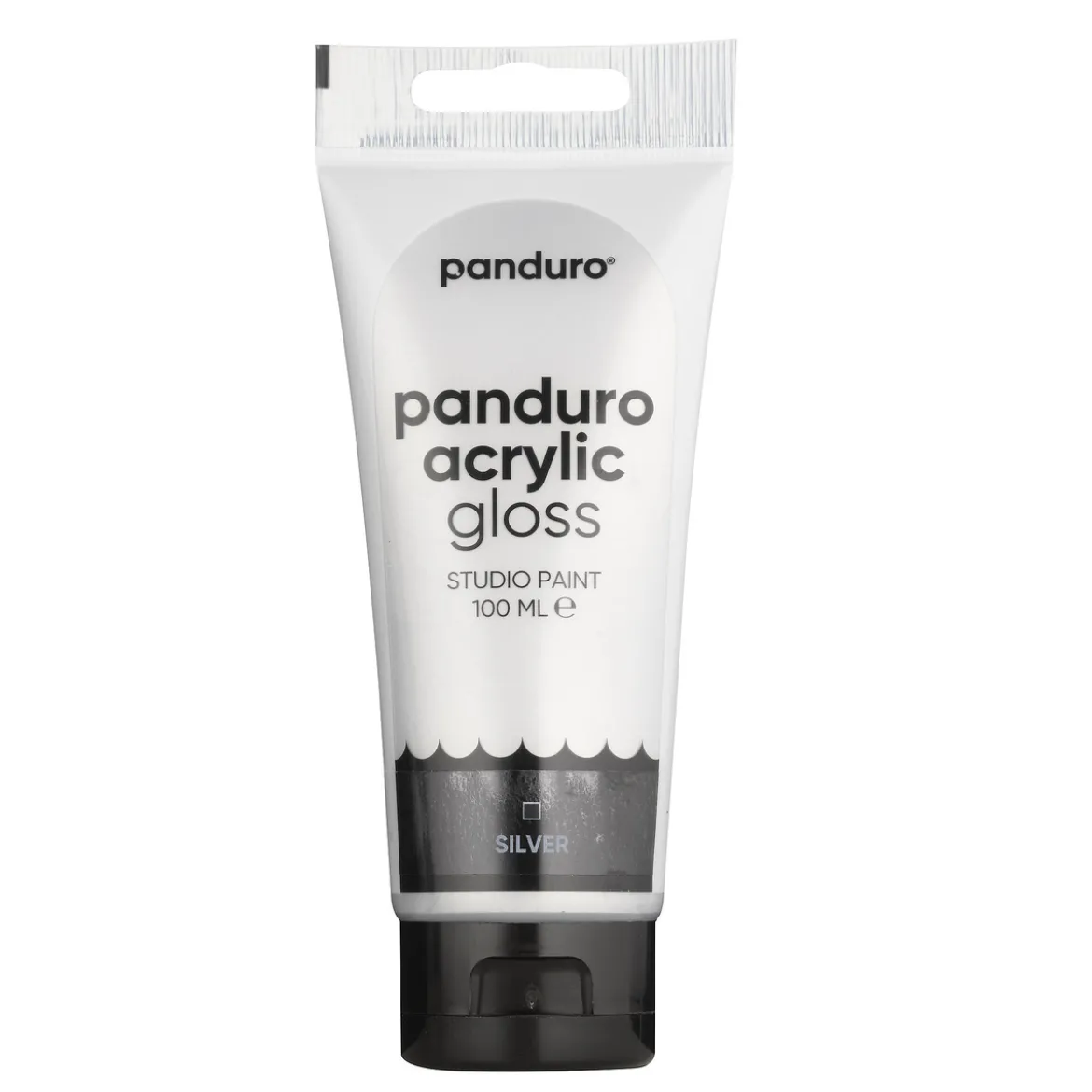 Panduro Acrylic akrylmaling, blank 100 ml – Silver