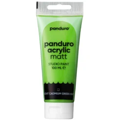 Panduro Acrylic akrylmaling, matt 100 ml – Light cadmium green hue