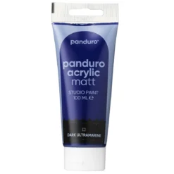 Panduro Acrylic akrylmaling, matt 100 ml – Dark ultramarine