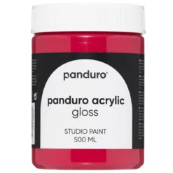 Panduro Acrylic Gloss blank akrylmaling 500 ml Primary Red