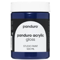 Panduro Acrylic Gloss blank akrylmaling 500 ml Primary Blue