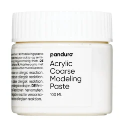 Panduro Acrylic kornet modelleringspasta, strukturpasta for akrylmaling, 100 ml