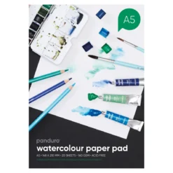 Panduro akvarellblokk A5 (148×210 mm), 20 ark, 160 g/m²