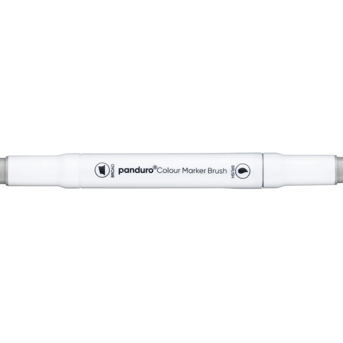 Panduro Colour Marker Brush, penselspiss og skråskjært spiss – Warm grey 3 WG1