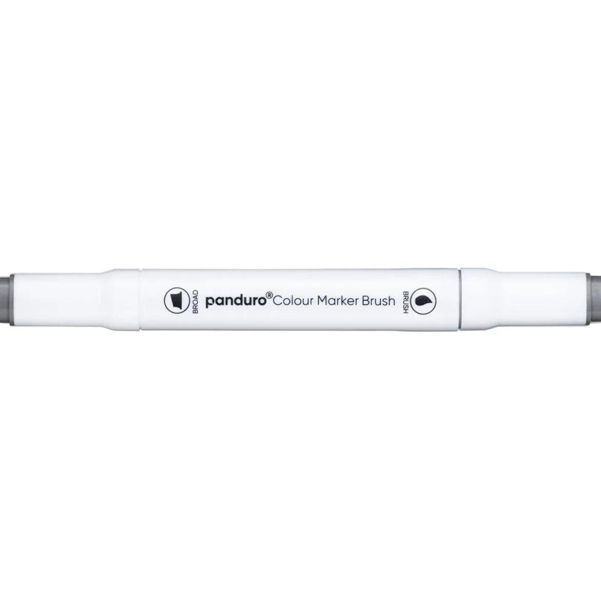 Panduro Colour Marker Brush, penselspiss og skråskjært spiss – Cool grey 5 CG5