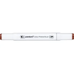 Panduro Colour Marker Brush, penselspiss og skråskjært spiss – Natural oak 91