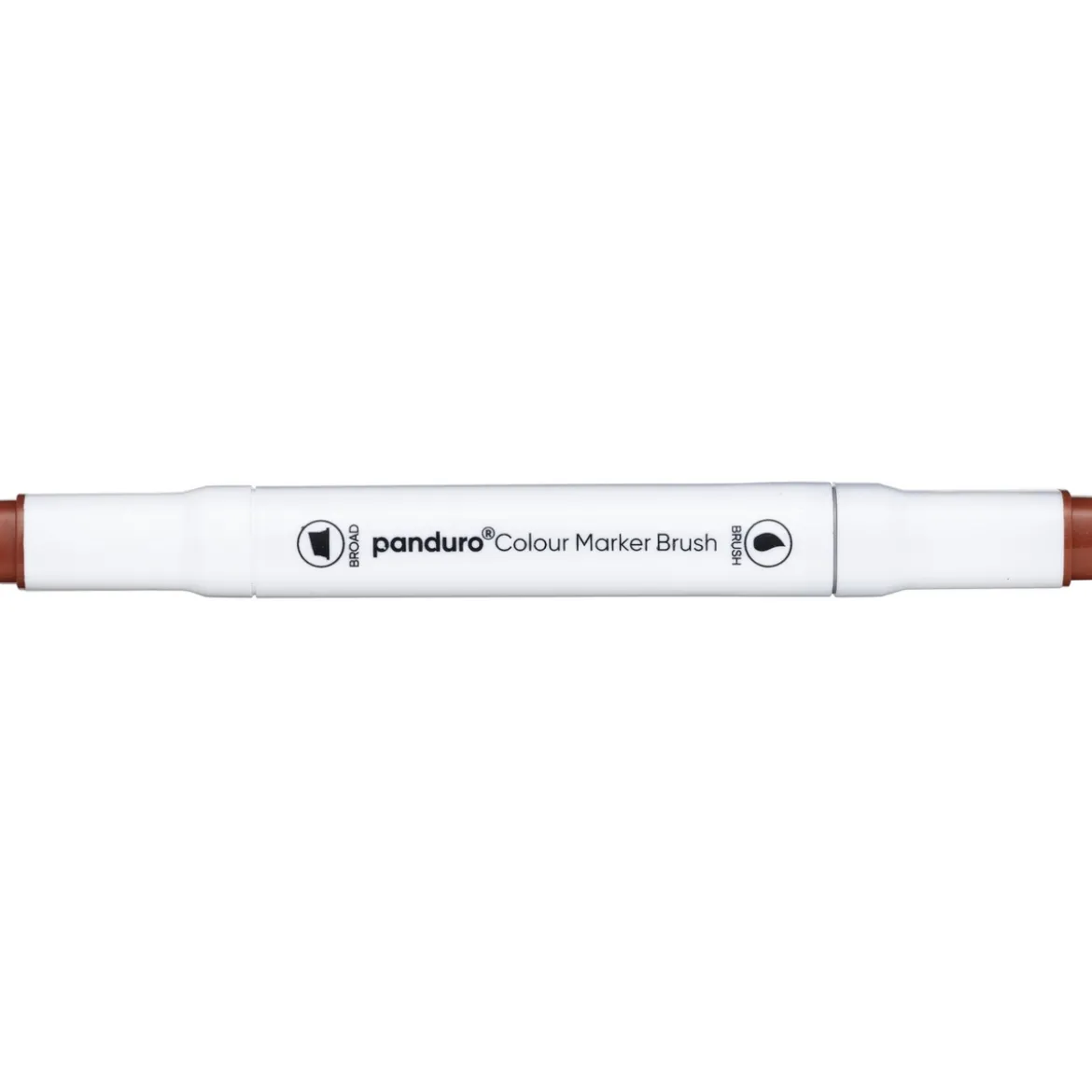 Panduro Colour Marker Brush, penselspiss og skråskjært spiss – Natural oak 91