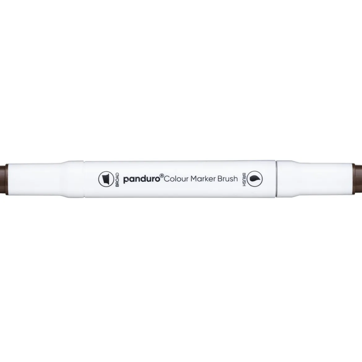 Panduro Colour Marker Brush, penselspiss og skråskjært spiss – Bronze 99