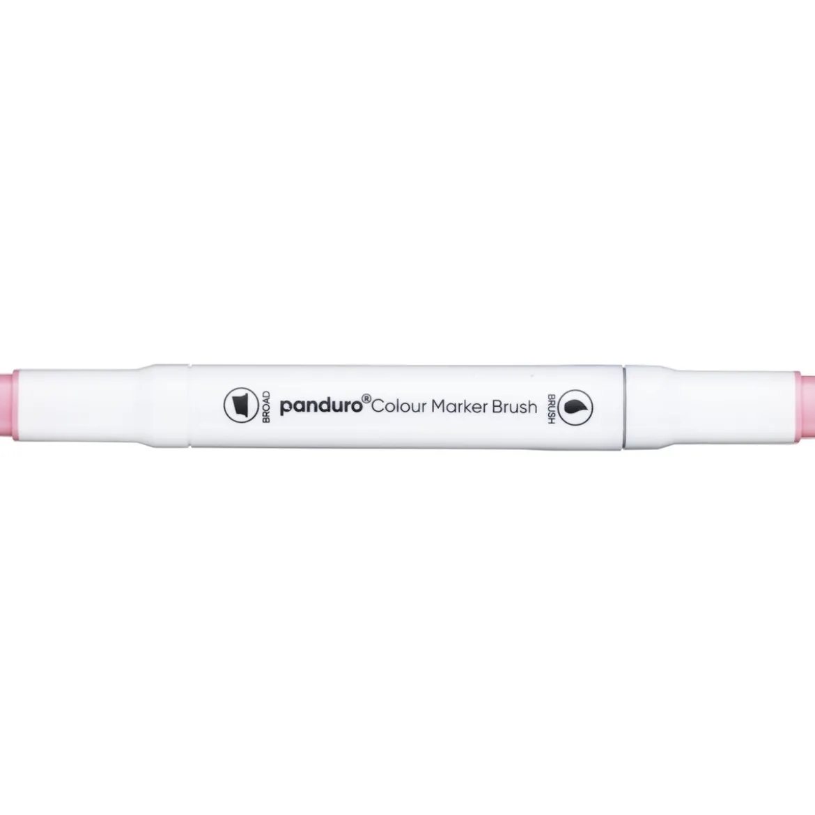 Panduro Colour Marker Brush, penselspiss og skråskjært spiss – Pastel pink 17