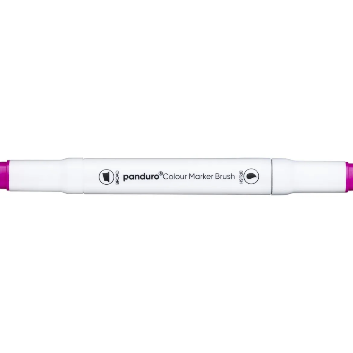 Panduro Colour Marker Brush, penselspiss og skråskjært spiss – Purple grey 88