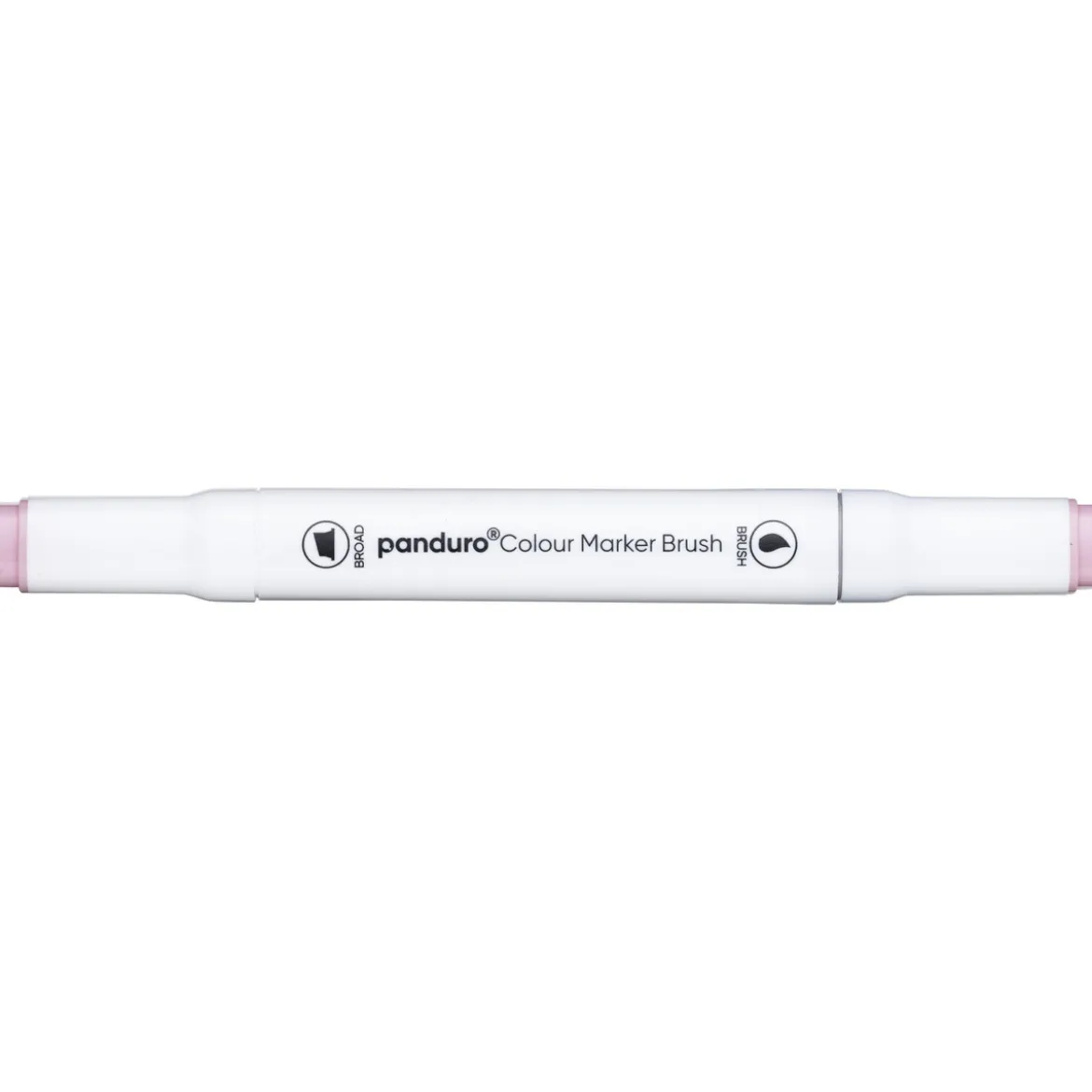 Panduro Colour Marker Brush, penselspiss og skråskjært spiss – Light orange 140