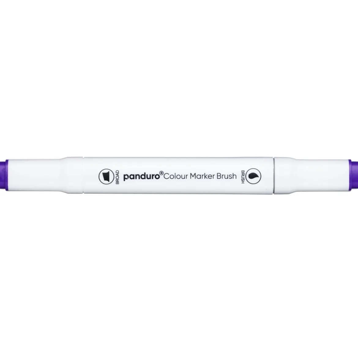 Panduro Colour Marker Brush, penselspiss og skråskjært spiss – Lavender 83