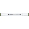 Panduro Colour Marker Brush, penselspiss og skråskjært spiss – Forest green 50