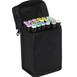 Panduro Colour Marker Pastel 24 – tusjer med to tupper i pastellfarger, med rund og skråskåret spiss