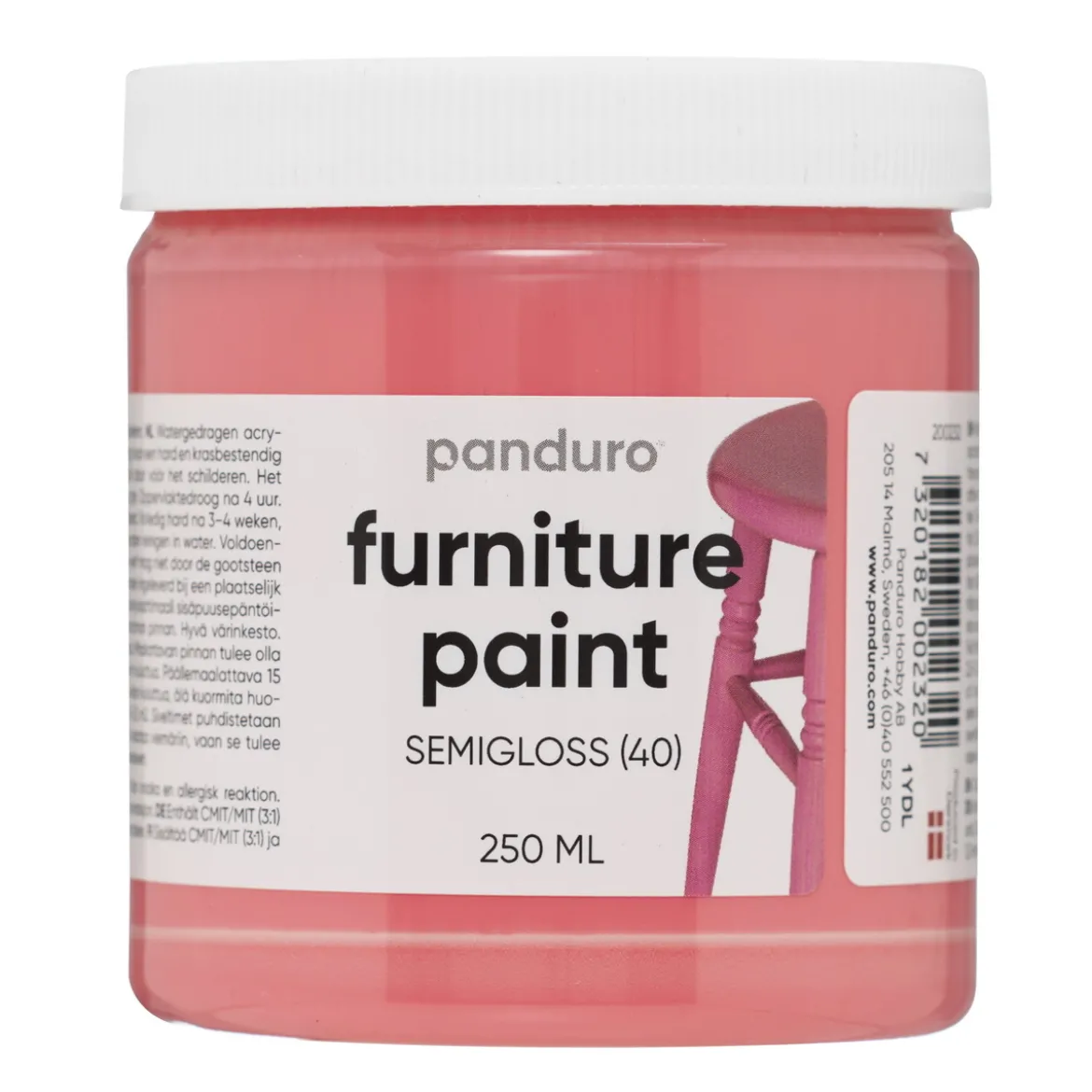 Panduro Furniture Paint møbelmaling, rosa 250 ml