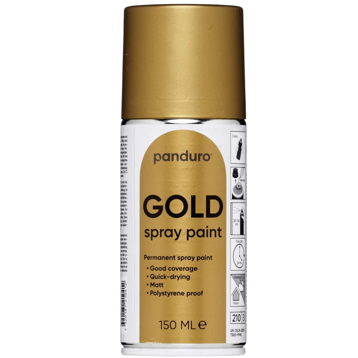 Panduro gullspray 150 ml – matt