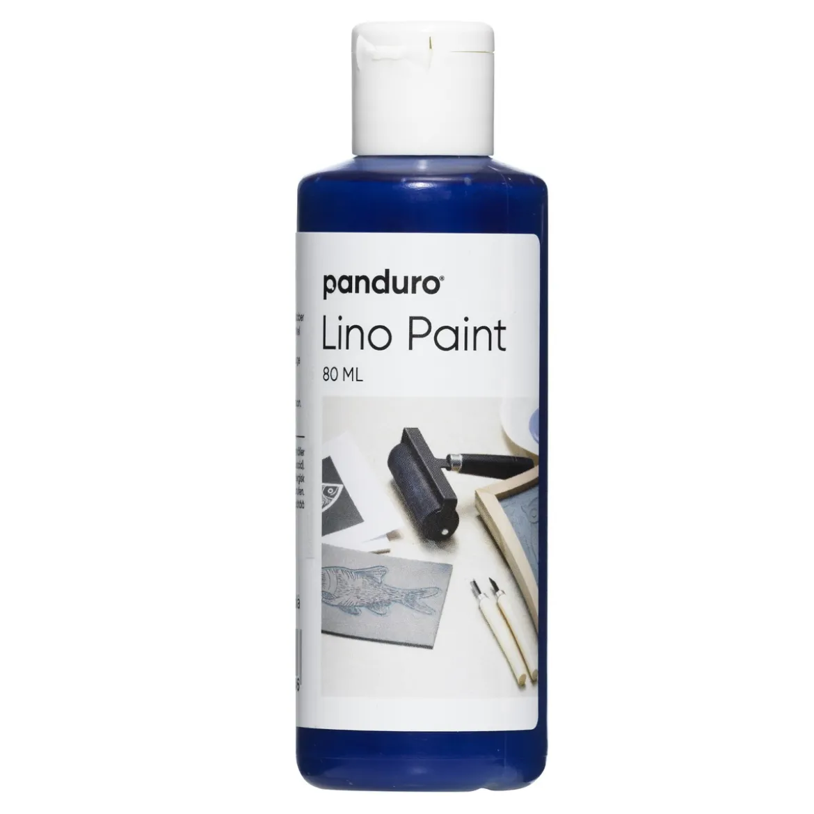 Panduro Lino Paint, vannbasert linoleumsmaling, blå 80 ml