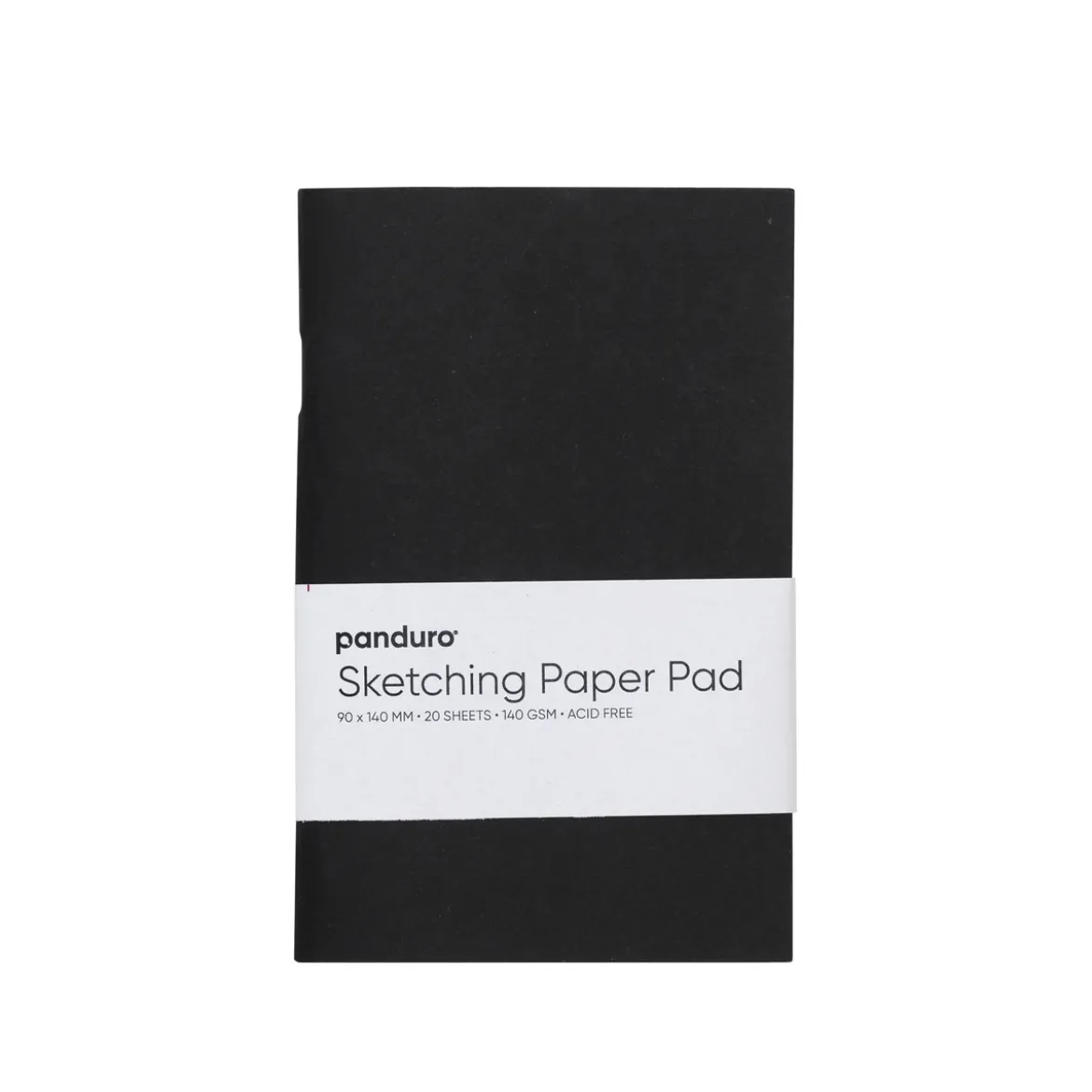 Panduro Sketch, skisseblokk med myk perm, 9×14 cm, 20 ark, 140 g/m²