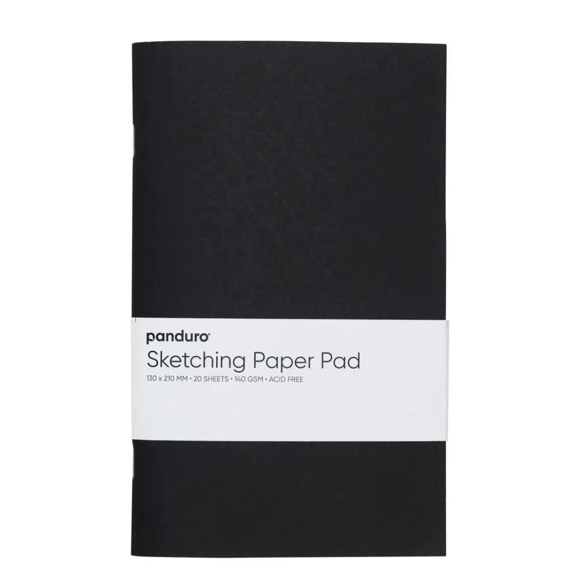 Panduro Sketch, skisseblokk med myk perm, 13×21 cm, 30 ark, 140 g/m²