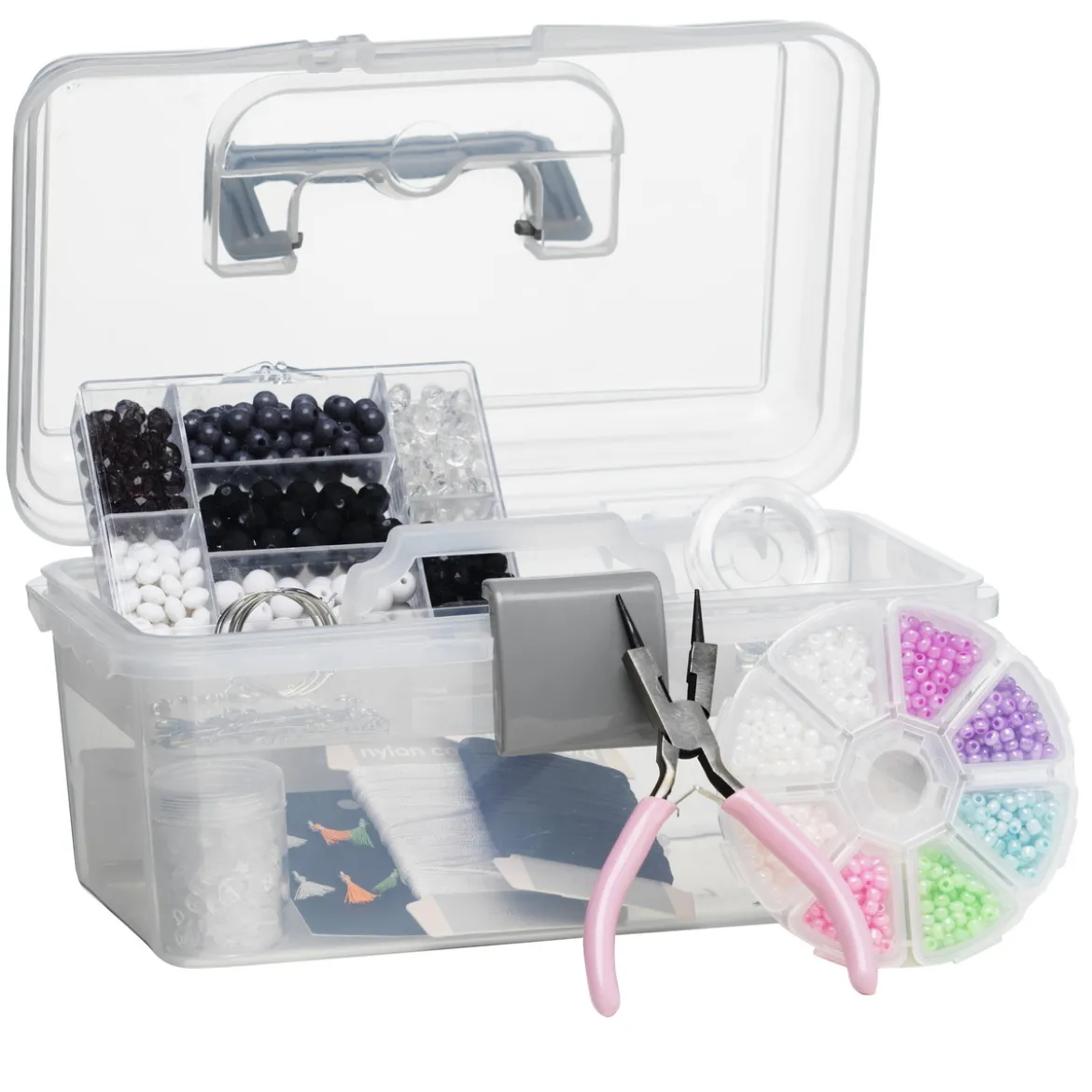 Panduro startkit smykkeproduksjon – perler, tråd, verktøy og smykketilbehør