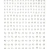 Pearl stickers hvite – 420 hvite / perlemorskimrende perleklistremerker. Ø4, 5, 6 mm