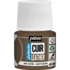 Pebeo Cuir Leather 45 ml lærfarge, farger også PU-lær – terracotta, matt satengfinish