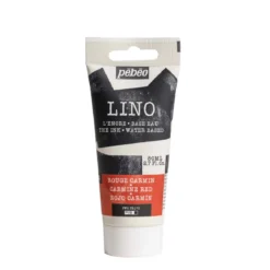 Pebeo Lino Ink 80 ml, vannbasert linoleumsfarge – Carmine Red