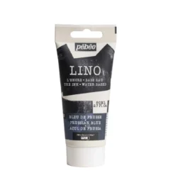 Pebeo Lino Ink 80 ml, vannbasert linoleumsfarge – Prussian Blue
