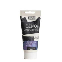 Pebeo Lino Ink 80 ml, vannbasert linoleumsfarge – Duochrome Purple & Green