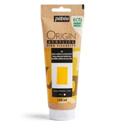 Pebeo Origin Acrylics akrylmaling 120 ml Dark cadmium yellow hue 04