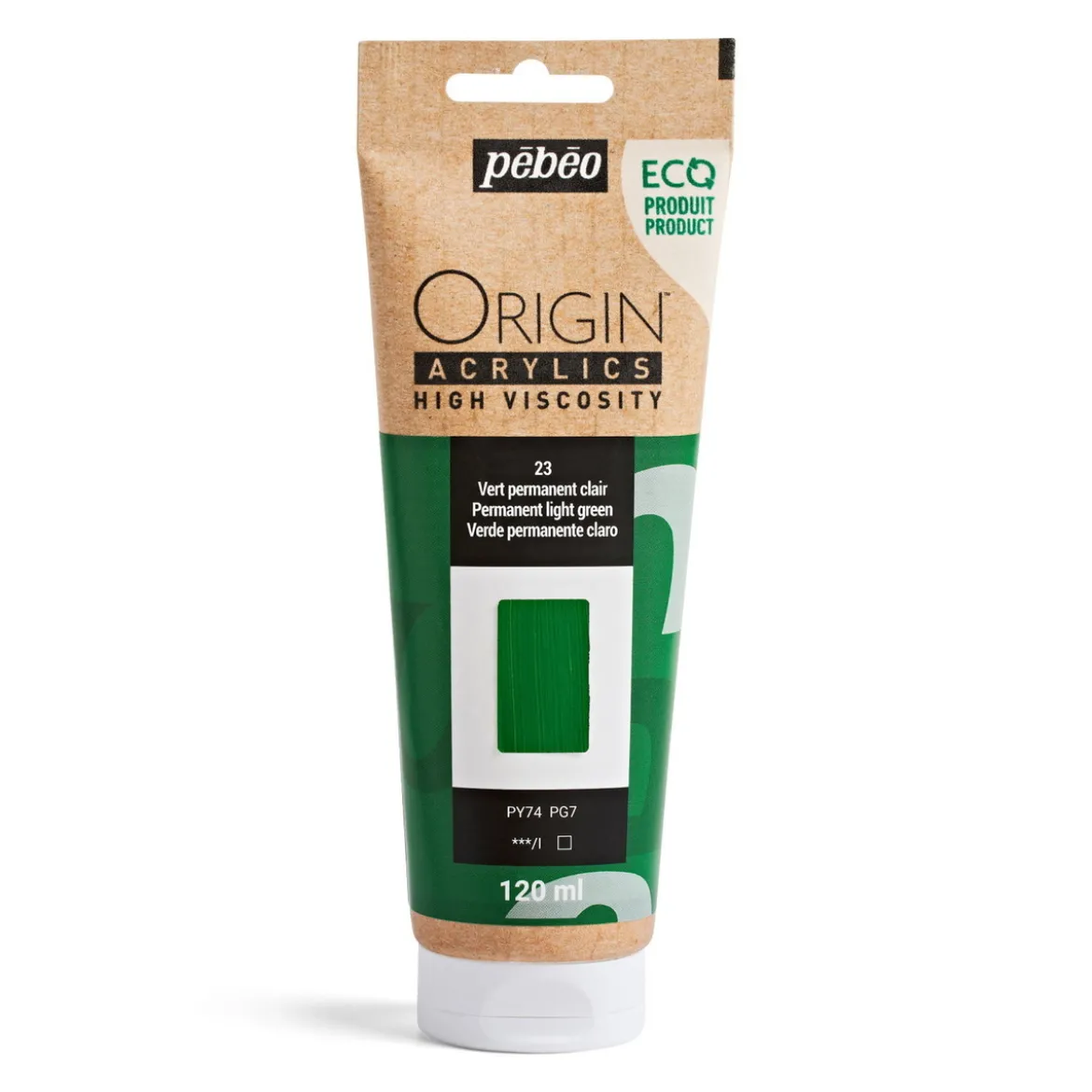 Pebeo Origin Acrylics akrylmaling 120 ml Sap green 25