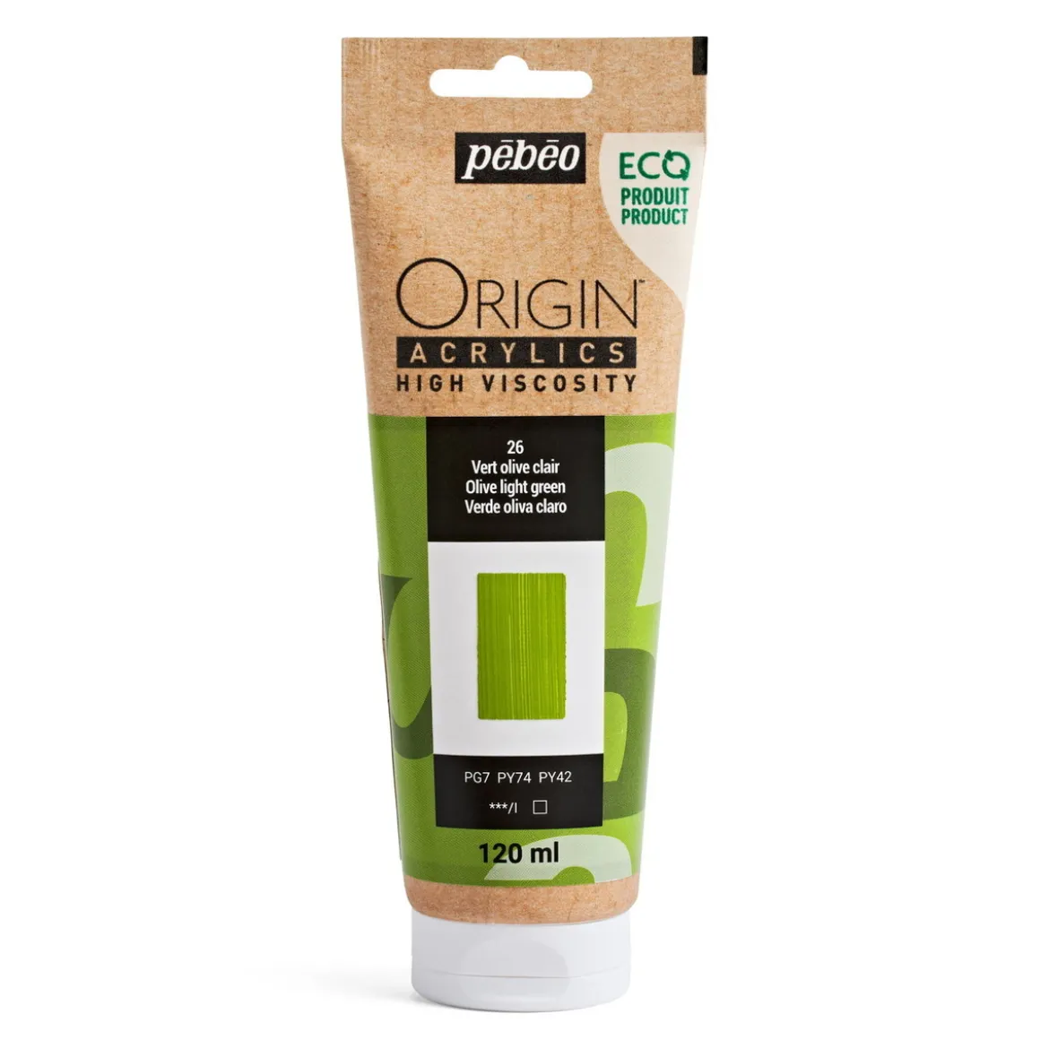 Pebeo Origin Acrylics akrylmaling 120 ml Buff titanium 27