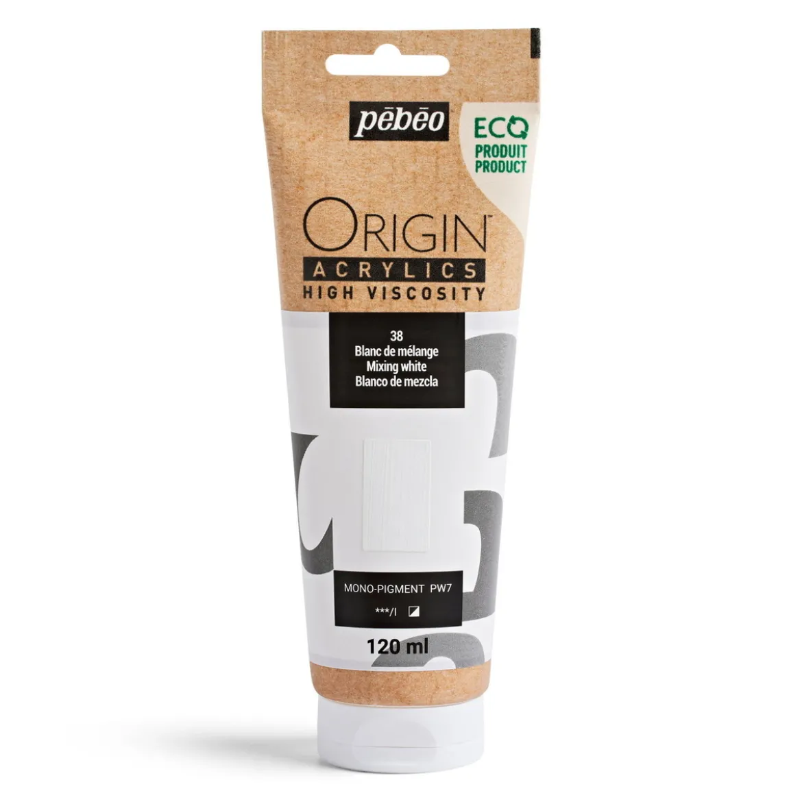 Pebeo Origin Acrylics akrylmaling 120 ml Mars black 39
