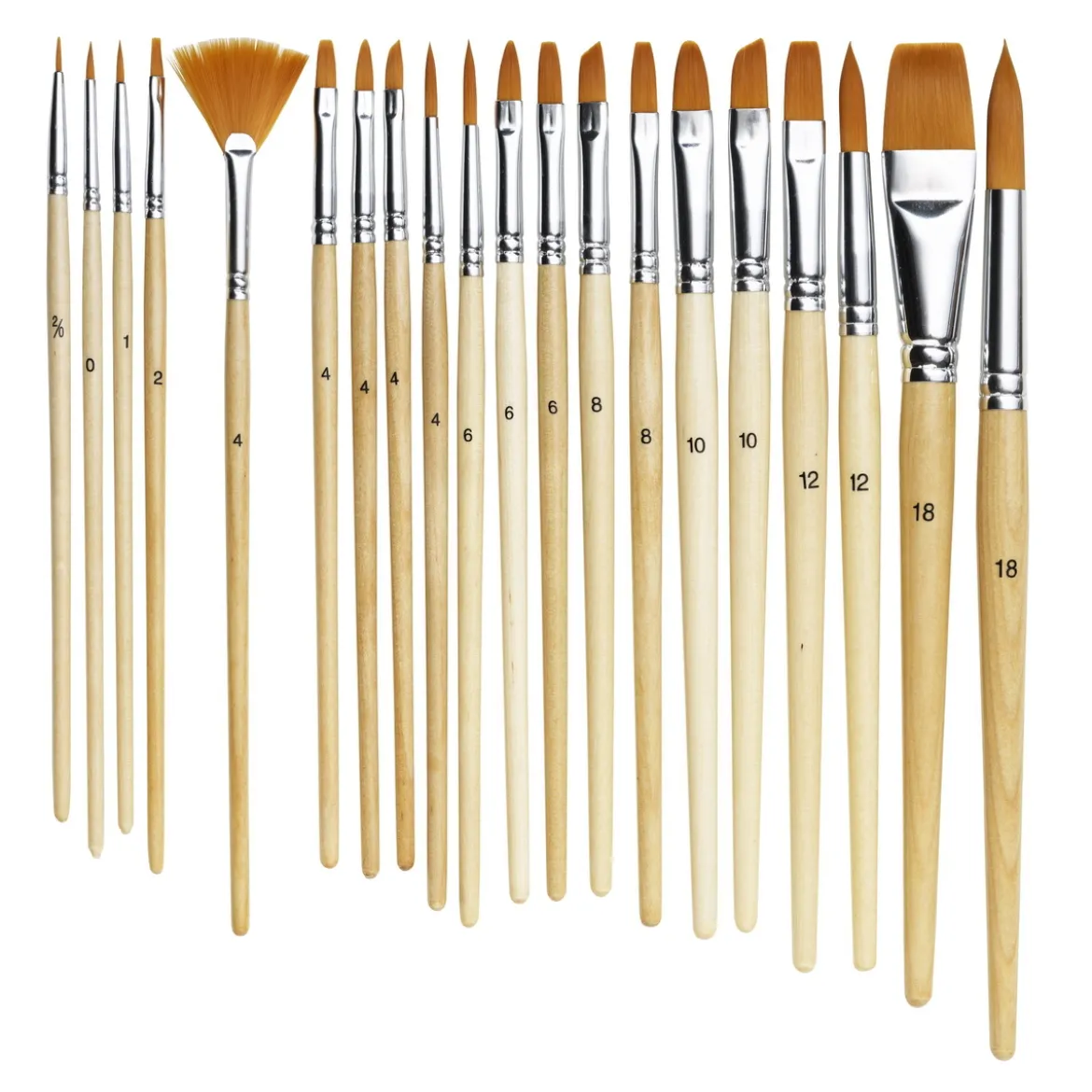 Penselsett basic multi 20 stk.