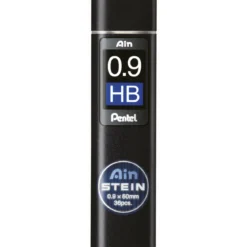 Pentel blyantstifter refill – 0,9 mm HB. Inneholder 36 stifter.