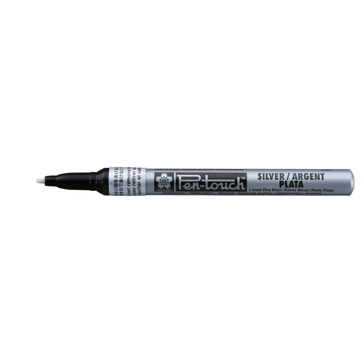 Pen-Touch Marker 1,0 Sølv
