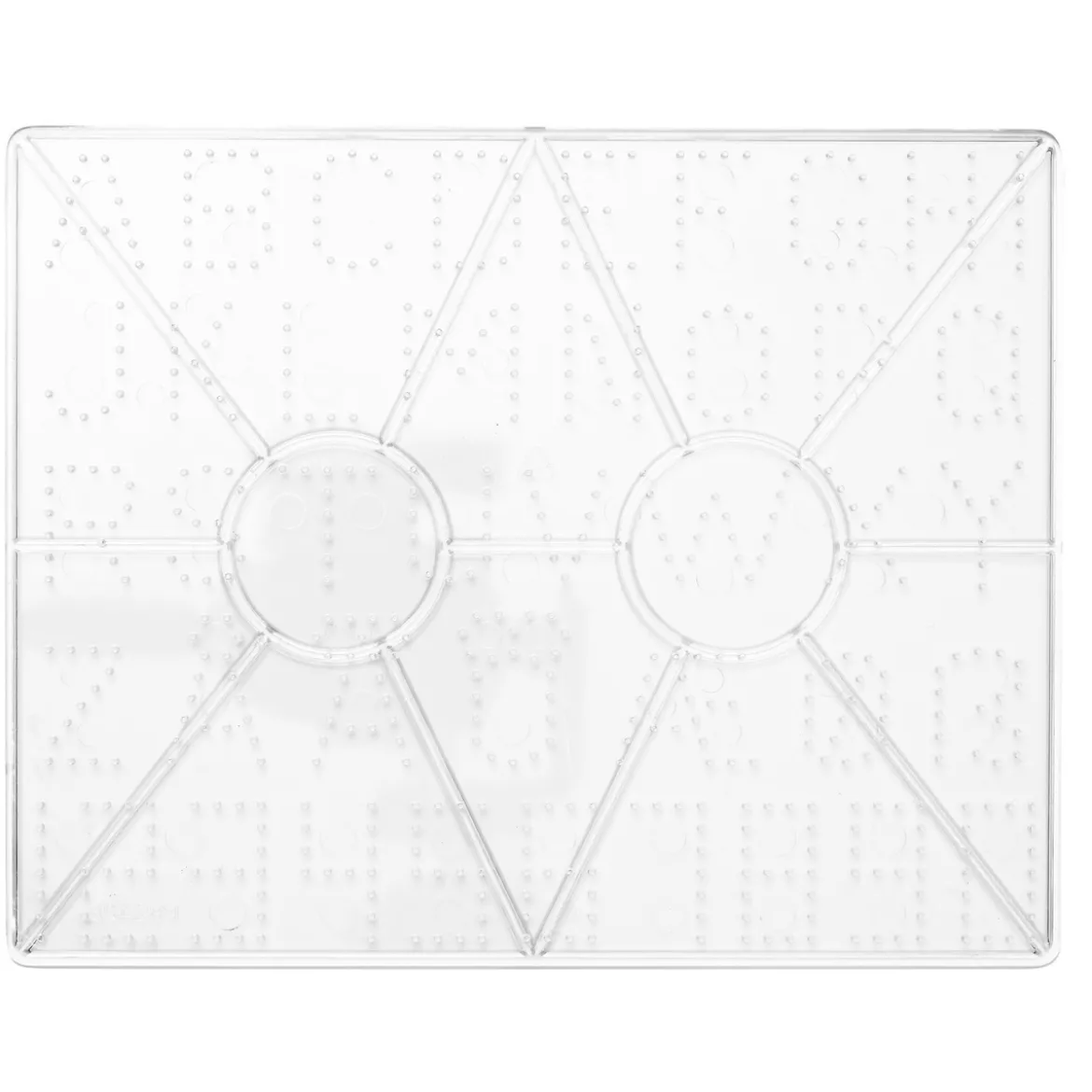 Perleplate Midi alfabet, bokstaver inkl. Å, Æ, Ø, Ö, ß – tall 0–9. Til våre rørperler med diameter 5 mm
