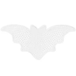 Perleplate Midi flaggermus Halloween, 19,5×9,5 cm – til våre rørperler med diameter 5 mm