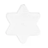 Perleplate Midi liten stjerne, 9,6×8,7 cm – til våre rørperler med diameter 5 mm