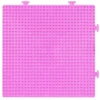 Perleplate Midi rosa kvadrat, byggbar, 15×15 cm – til våre rørperler med diameter 5 mm